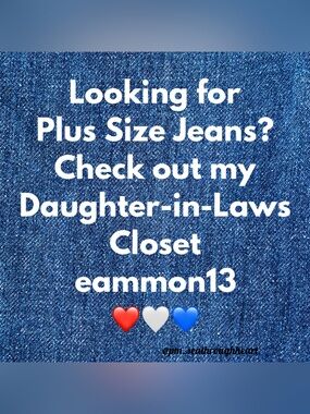 Plus Size Women Jeans - Blue
